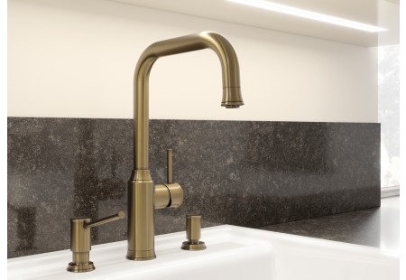 Смеситель Бланко Livia-S сатинированное золото satin gold 526687 фото 3 Смеситель Blanco Livia-S сатинированное золото satin gold 526687 фото 3