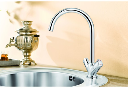 Смеситель Бланко Amona chrome/silgranit жасмин 520773 фото 3 Смеситель Blanco Amona chrome/silgranit жасмин 520773 фото 3