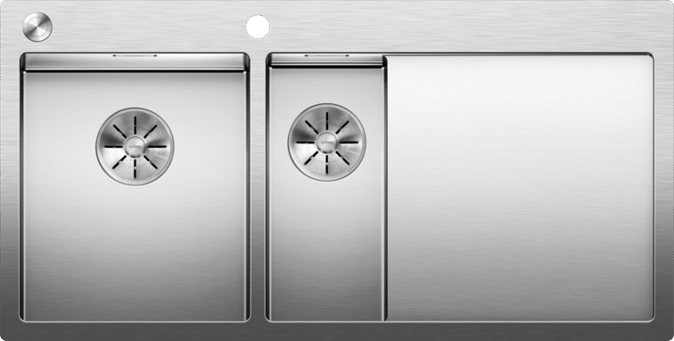Мойка Бланко Claron 6S-IF/A крыло нержавеющая сталь полированная чаша слева клапан-автомат InFino 521646 фото 3 Мойка Blanco Claron 6S-IF/A крыло нержавеющая сталь полированная чаша слева клапан-автомат InFino 521646 фото 3