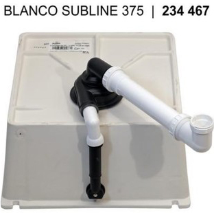 Мойка Бланко SUBLINE 375-U базальт клапан-автомат InFino 523731 фото 3 Мойка Blanco SUBLINE 375-U базальт клапан-автомат InFino 523731 фото 3