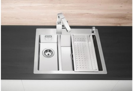 Мойка Бланко Claron 340/180-IF/A нержавеющая сталь полированная чаша справа 521647 фото 3 Мойка Blanco Claron 340/180-IF/A нержавеющая сталь полированная чаша справа 521647 фото 3