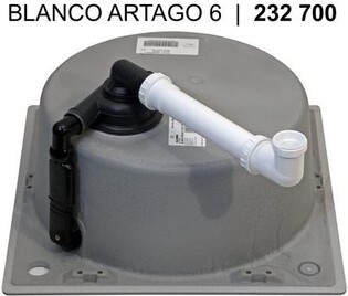 Мойка Бланко ARTAGO 6 кофе клапан-автомат InFino 521765 фото 3 Мойка Blanco ARTAGO 6 кофе клапан-автомат InFino 521765 фото 3