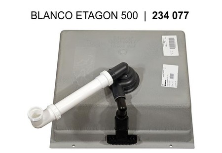 Мойка Blanco Etagon 500-U SILGRANIT PuraDur антрацит клапан-автомат InFino 522227 фото 7