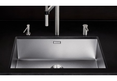 Мойка Blanco Claron 700-U Durinox нержавеющая сталь полированная клапан-автомат InFino 523387 фото 3