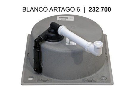 Мойка Blanco ARTAGO 6 алюметаллик клапан-автомат InFino 521759 фото 3
