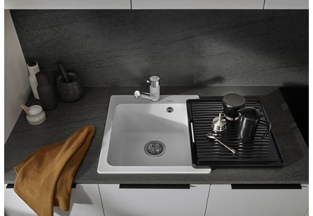 Мойка Бланко NAYA 45 SILGRANIT антрацит клапан-автомат InFino 525222 фото 3 Мойка Blanco NAYA 45 SILGRANIT антрацит клапан-автомат InFino 525222 фото 3