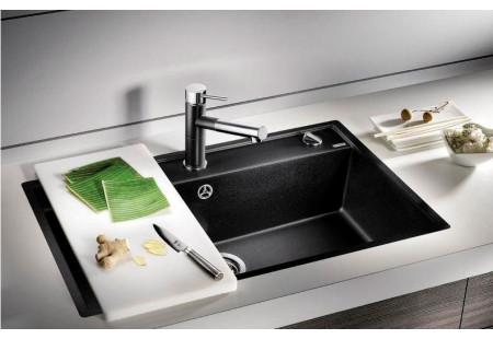 Смеситель Бланко Alta-S compact chrome/Silgranit темная скала 518809 фото 3 Смеситель Blanco Alta-S compact chrome/Silgranit темная скала 518809 фото 3