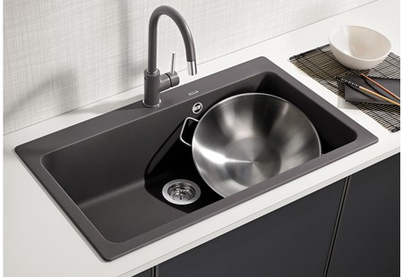 Смеситель Бланко MIDA-S SILGRANIT кофе 521461 фото 9 Смеситель Blanco MIDA-S SILGRANIT кофе 521461 фото 9
