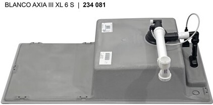 Мойка Бланко AXIA III XL 6 S-F темная скала клапан-автомат InFino 523521 фото 3 Мойка Blanco AXIA III XL 6 S-F темная скала клапан-автомат InFino 523521 фото 3