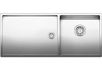 Сантехника Бланко на сайте официального дилера Мойка Blanco Claron 400/550-T-U чаша справа нержавеющая сталь полированная 521602