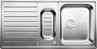 Сантехника Бланко на сайте официального дилера Мойка Blanco Classic Pro 6 S-IF с колландером нержавеющая сталь полированная клапан-автомат InFino 523665