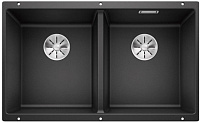 Сантехника Бланко на сайте официального дилера мойку Blanco SUBLINE 350/350-U SILGRANIT антрацит клапан-автомат InFino 523574