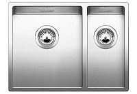 Сантехника Бланко на сайте официального дилера мойку Blanco Claron 340/180-U нержавеющая сталь полированная чаша слева 521609