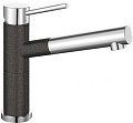 Смеситель Бланко Alta-S compact chrome/Silgranit антрацит 515333 фото 1 Смеситель Blanco Alta-S compact chrome/Silgranit антрацит 515333 фото 1