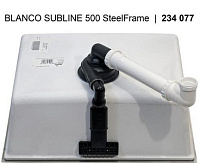 Сантехника Бланко на сайте официального дилера Мойка Blanco SUBLINE 500-IF черный клапан-автомат InFino 525997