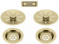 Набор декоративных элементов Бланко C-overflow и InFino® Satin Gold (две чаши) 203477 фото 1 Набор декоративных элементов Blanco C-overflow и InFino® Satin Gold (две чаши) 203477 фото 1