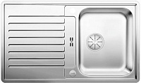 Сантехника Бланко на сайте официального дилера Мойка Blanco Classic PRO 45 S-IF InFino® нержавеющая сталь полированная клапан-автомат InFino 523661