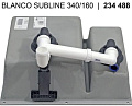 Мойка Бланко SUBLINE 340/160-F кофе клапан-автомат InFino 523573 фото 3 Мойка Blanco SUBLINE 340/160-F кофе клапан-автомат InFino 523573 фото 3