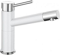 Сантехника Бланко на сайте официального дилера Смеситель Blanco Alta compact chrome/Silgranit белый 515317