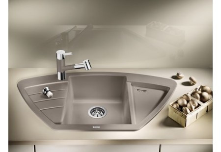 Мойка Blanco Zia 9E темная скала чаша справа 518950