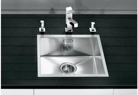 Мойка Blanco Zerox 400-IF/N нержавеющая сталь полированная клапан-автомат InFino 521584