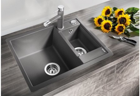 Мойка Blanco Metra 6 F антрацит чаша справа 519134