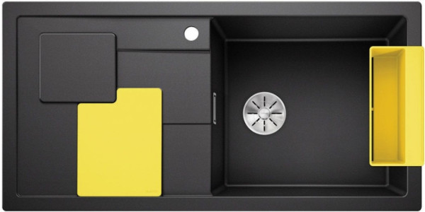 Мойка Blanco SITY XL 6 S lemon антрацит чаша справа клапан-автомат InFino 525052