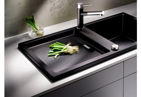 Смеситель Blanco Alta-S compact chrome/Silgranit кофе 515334