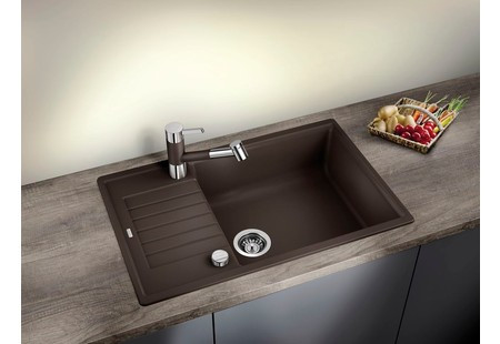 Мойка Blanco Zia XL 6S Compact SILGRANIT темная скала 523274