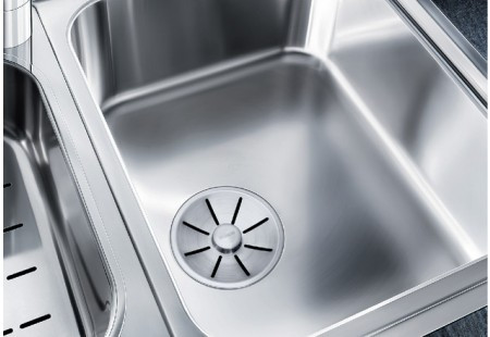Мойка Blanco Classic Pro 6 S-IF с колландером нержавеющая сталь полированная клапан-автомат InFino 523665