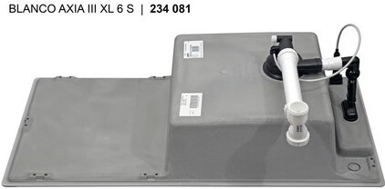 Мойка Blanco AXIA III XL 6 S-F антрацит клапан-автомат InFino 523520