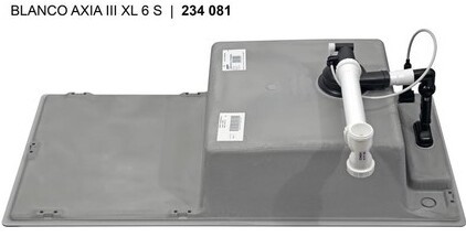 Мойка Blanco AXIA III XL 6 S-F антрацит клапан-автомат InFino 523526