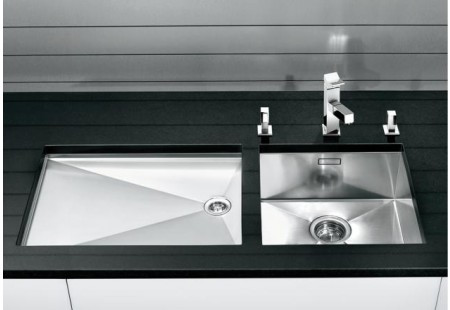 Мойка Blanco Zerox 550-T-U нержавеющая сталь полированная клапан-автомат InFino 521561