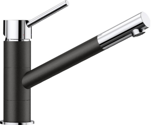 Смеситель Blanco KANO SILGRANIT черный 526175