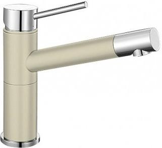 Смеситель Blanco Alta compact chrome/Silgranit жасмин 515318