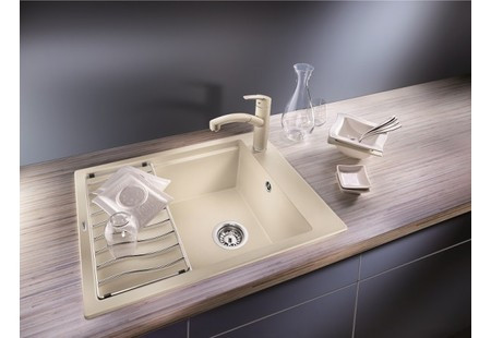 Мойка Blanco Elon 45S темная скала клапан-автомат InFino 524815