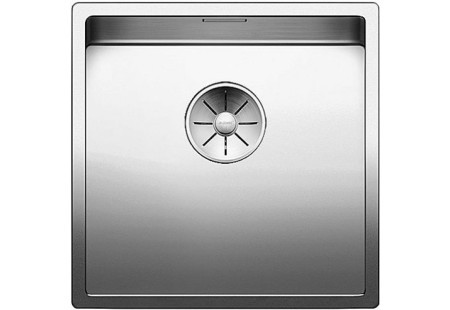 Мойка Blanco Claron 400-IF Durinox® отводная арматура InFino® нержавеющая сталь полированная клапан-автомат InFino 523389